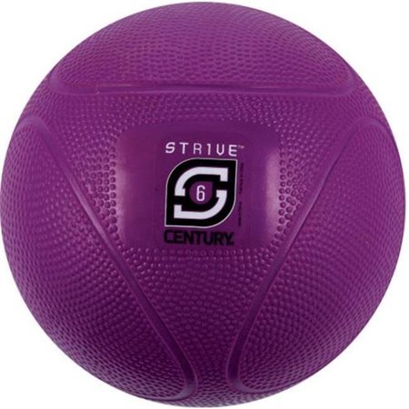 CENTURY Century 24942P-700806 6 lbs Strive Medicine Ball - Purple 24942P-700806